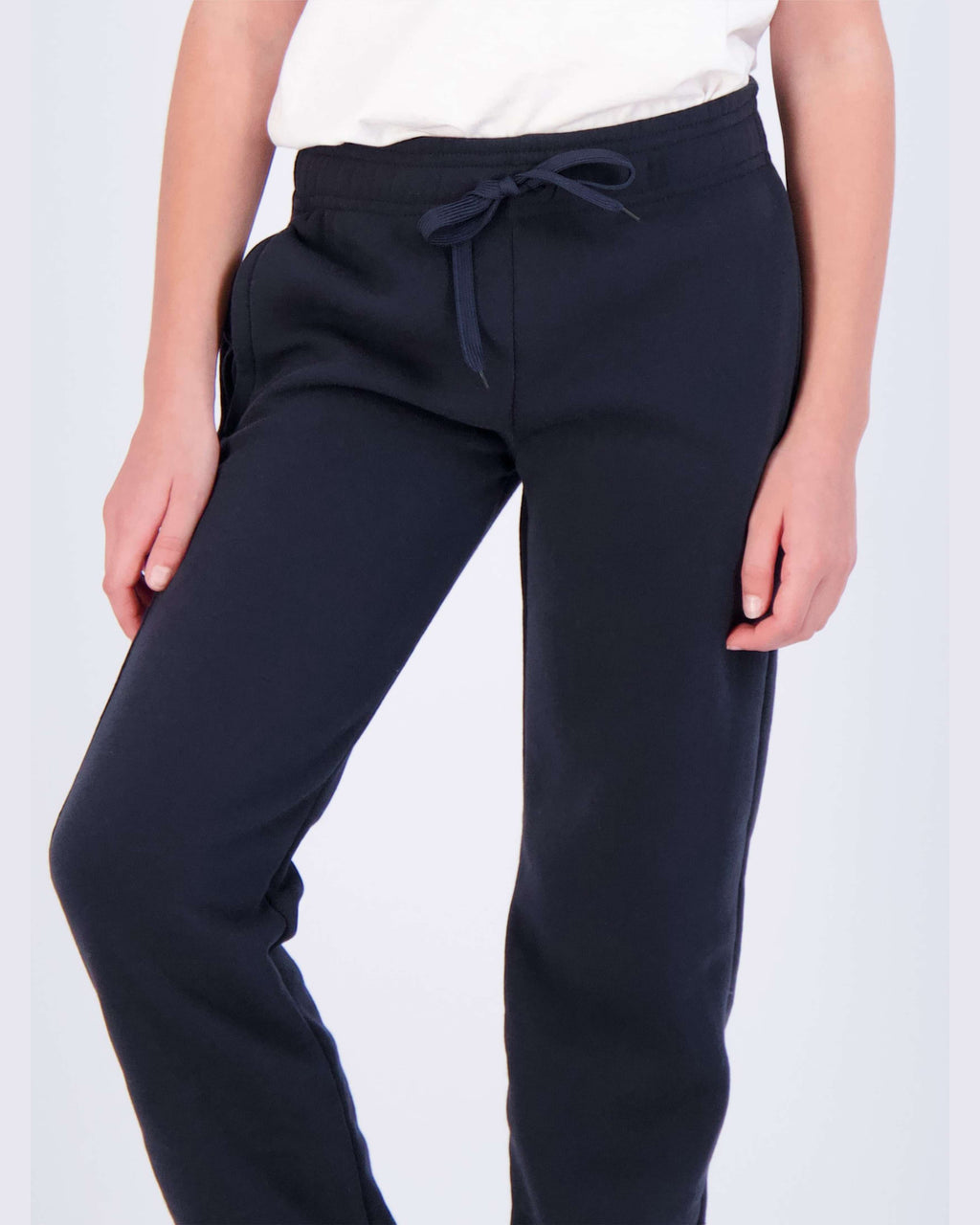 3 Pack: Girls Fleece Open Bottom Sweatpants