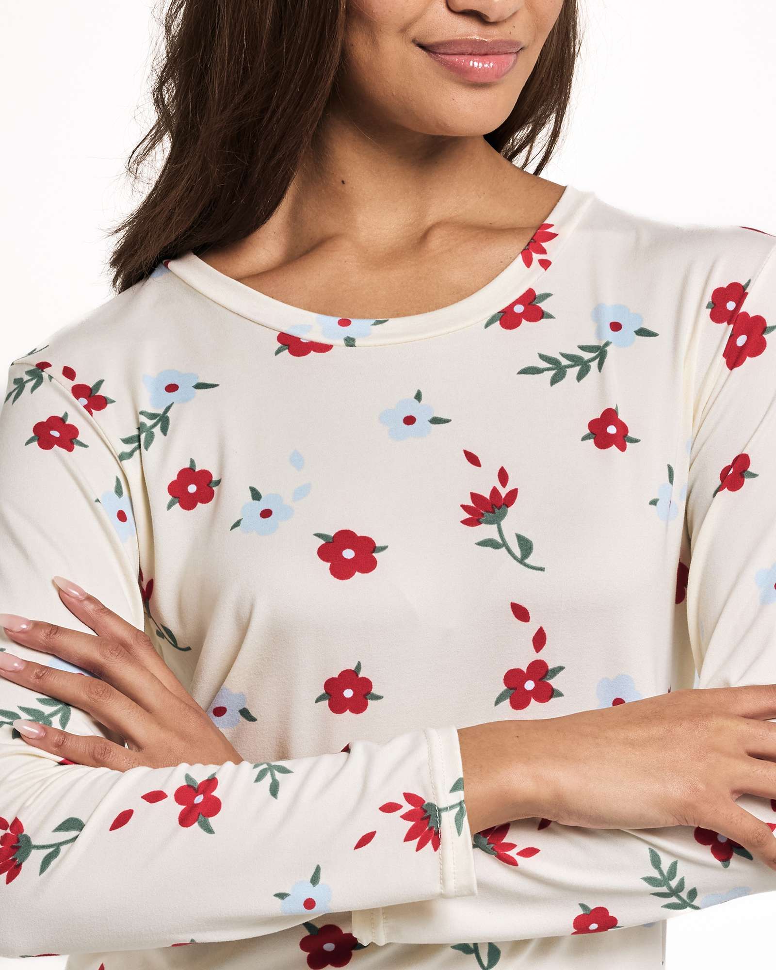 3 Pack: Womens Long Sleeve Ultra-Soft Nightshirt Sleep Dress