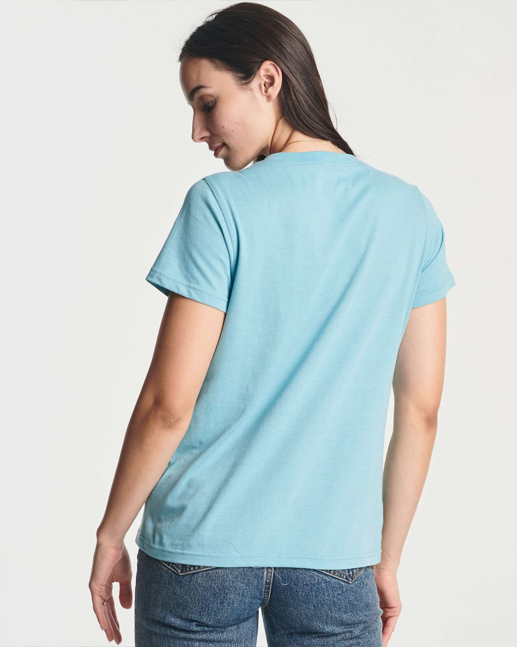 4 Pack: Women's Short-Sleeve V-Neck T-Shirt (Available in Plus Size)
