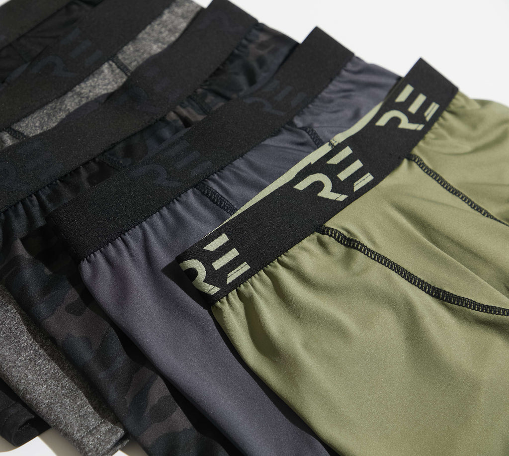 5 Pack: Boys Compression Shorts Underwear