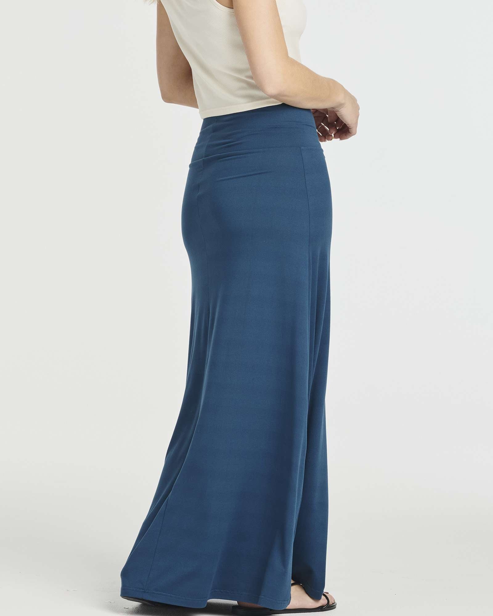 3 Pack: Women's Ultra-Soft Flowy Maxi Skirt
