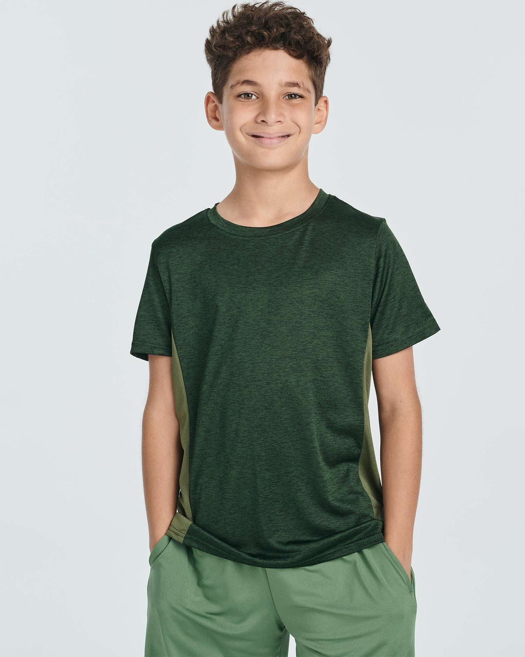 5 Pack: Boys Dry Fit Active Short-Sleeve T-Shirt