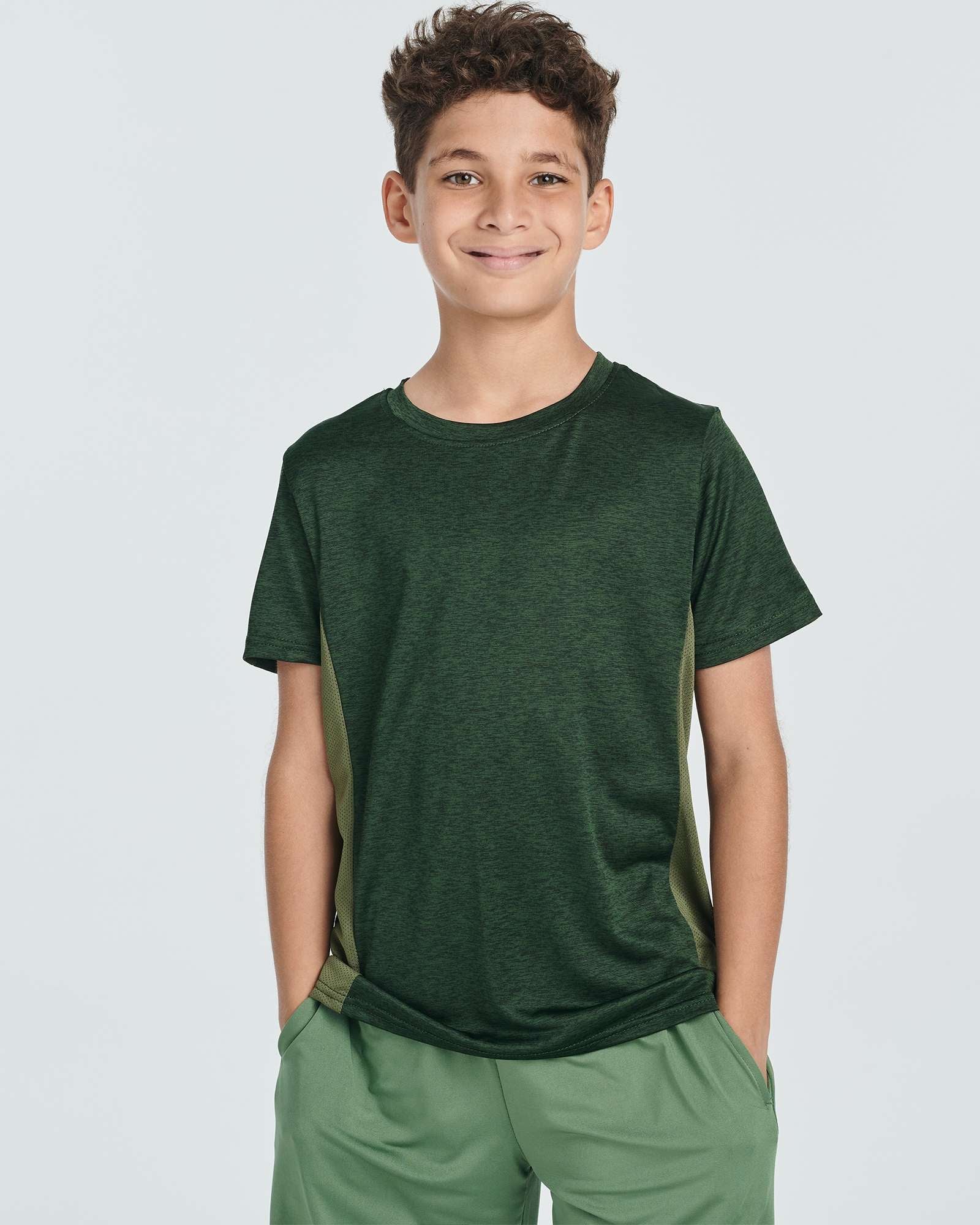 5 Pack: Boys Dry Fit Active Short-Sleeve T-Shirt