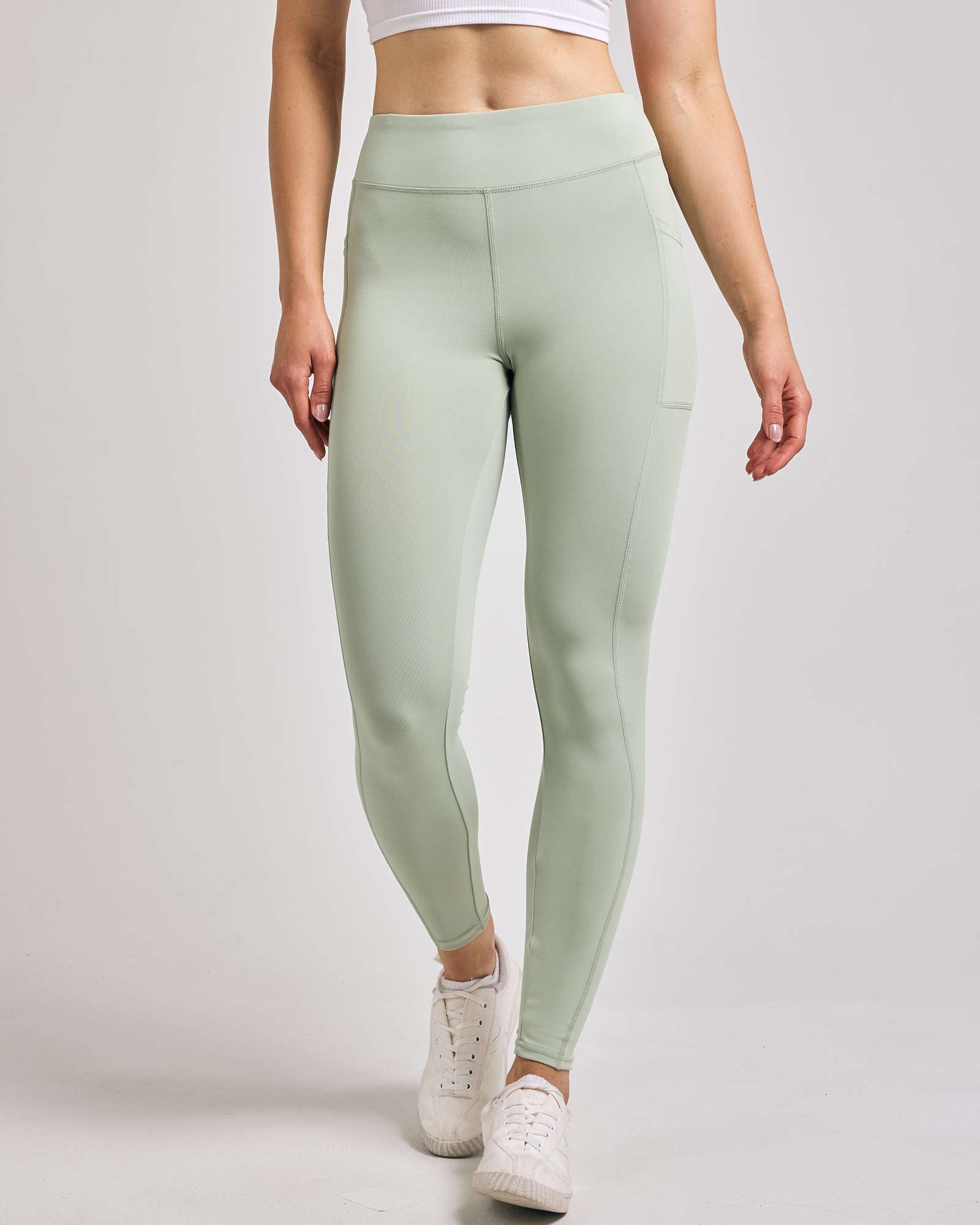 4 Pack: Women's Full Length Fitted Athletic Yoga Performance Leggings with Pockets