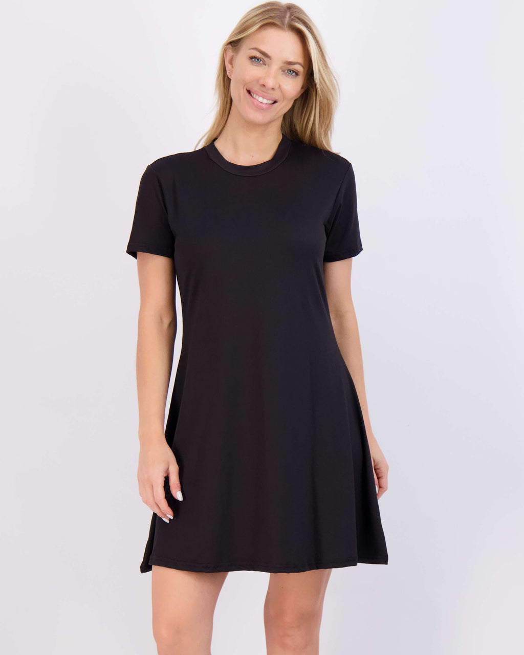 3 Pack: Women's Soft Lounge Swing Casual T-Shirt Dress (Available in Plus Size)