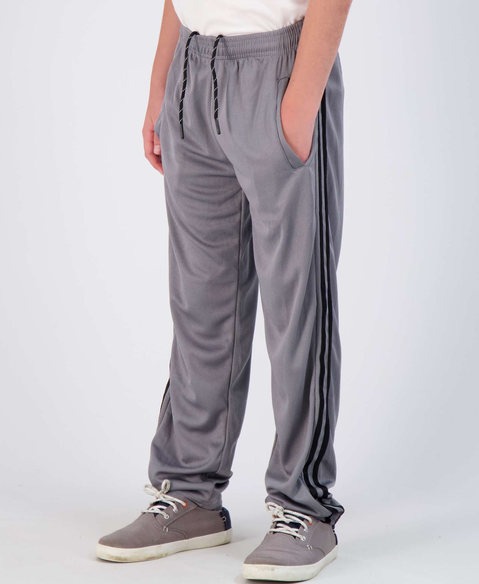 3 Pack: Boys Mesh Open Bottom Active Sweatpants