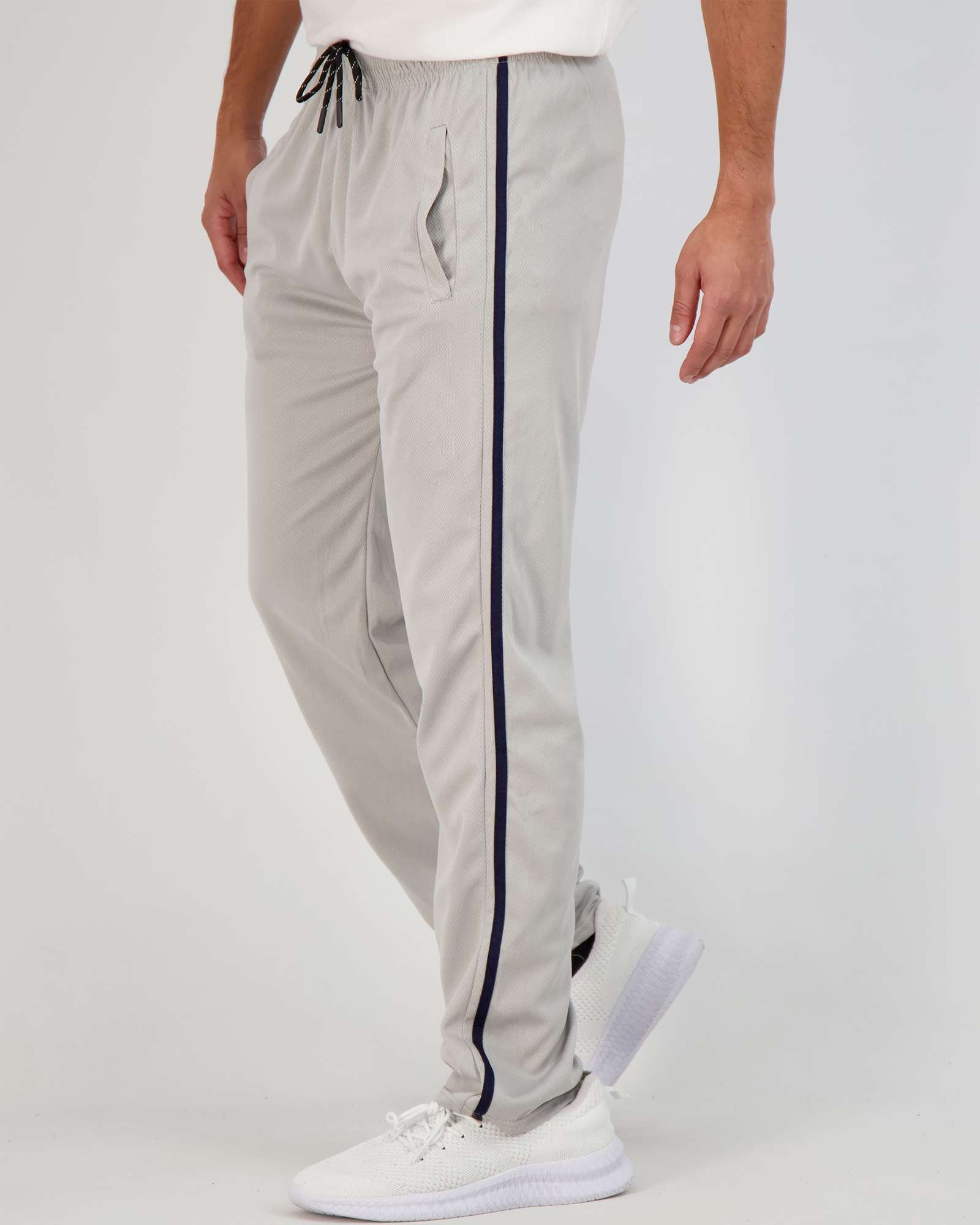 3 Pack: Mens Mesh Active Open Bottom Sweatpants
