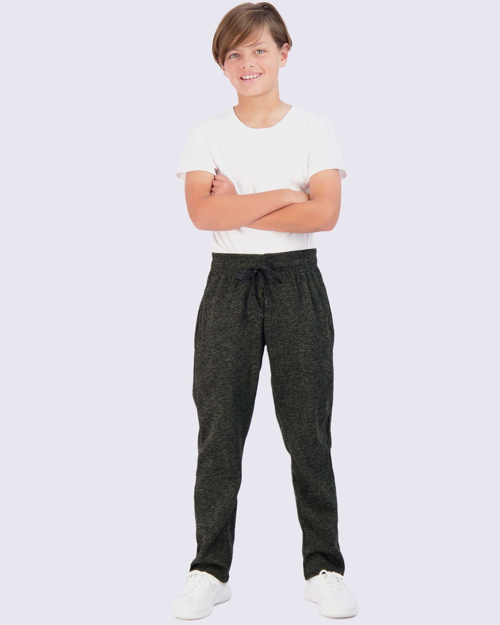 3 Pack: Boys Fleece Open Bottom Sweatpants