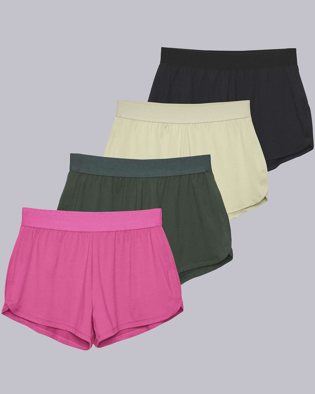 4 Pack: Women's Running Shorts