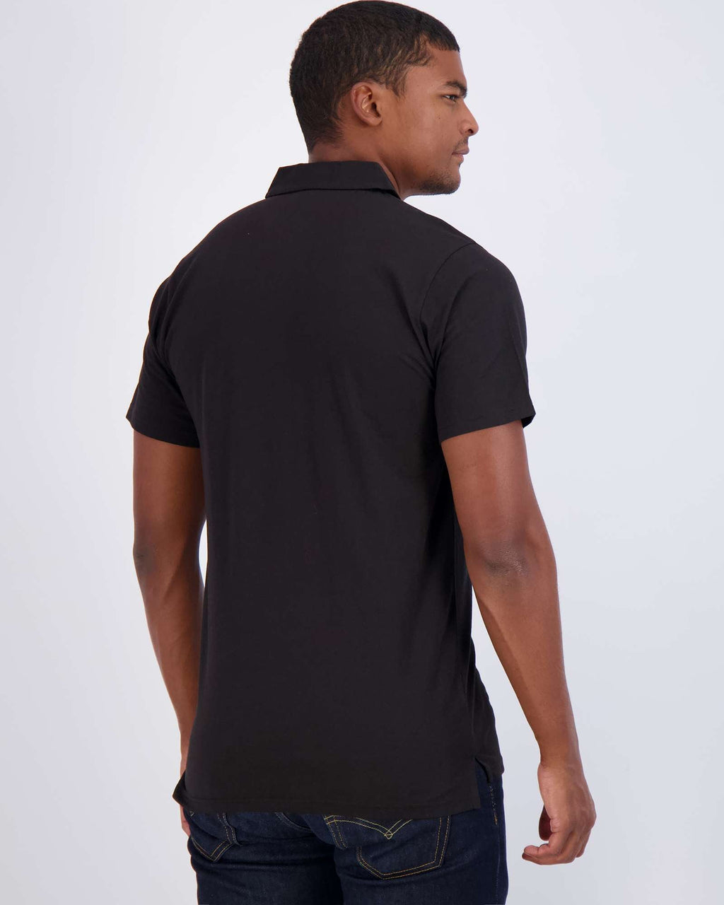 3 Pack: Men's Jersey Cotton Short Sleeve Polo Shirt