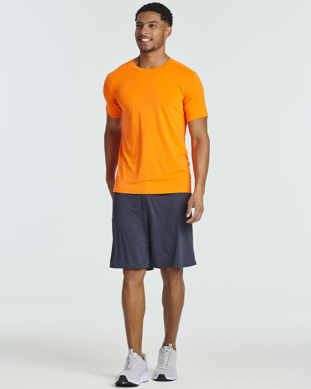 5 Pack: Mens Dry-Fit Active Crew Neck T-Shirt