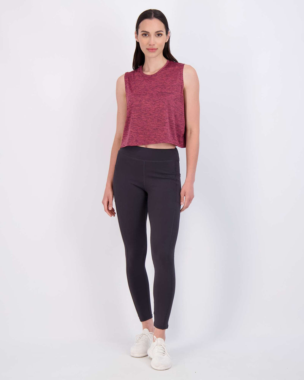 5 Pack: Women's Dry Fit Crop Tank Top