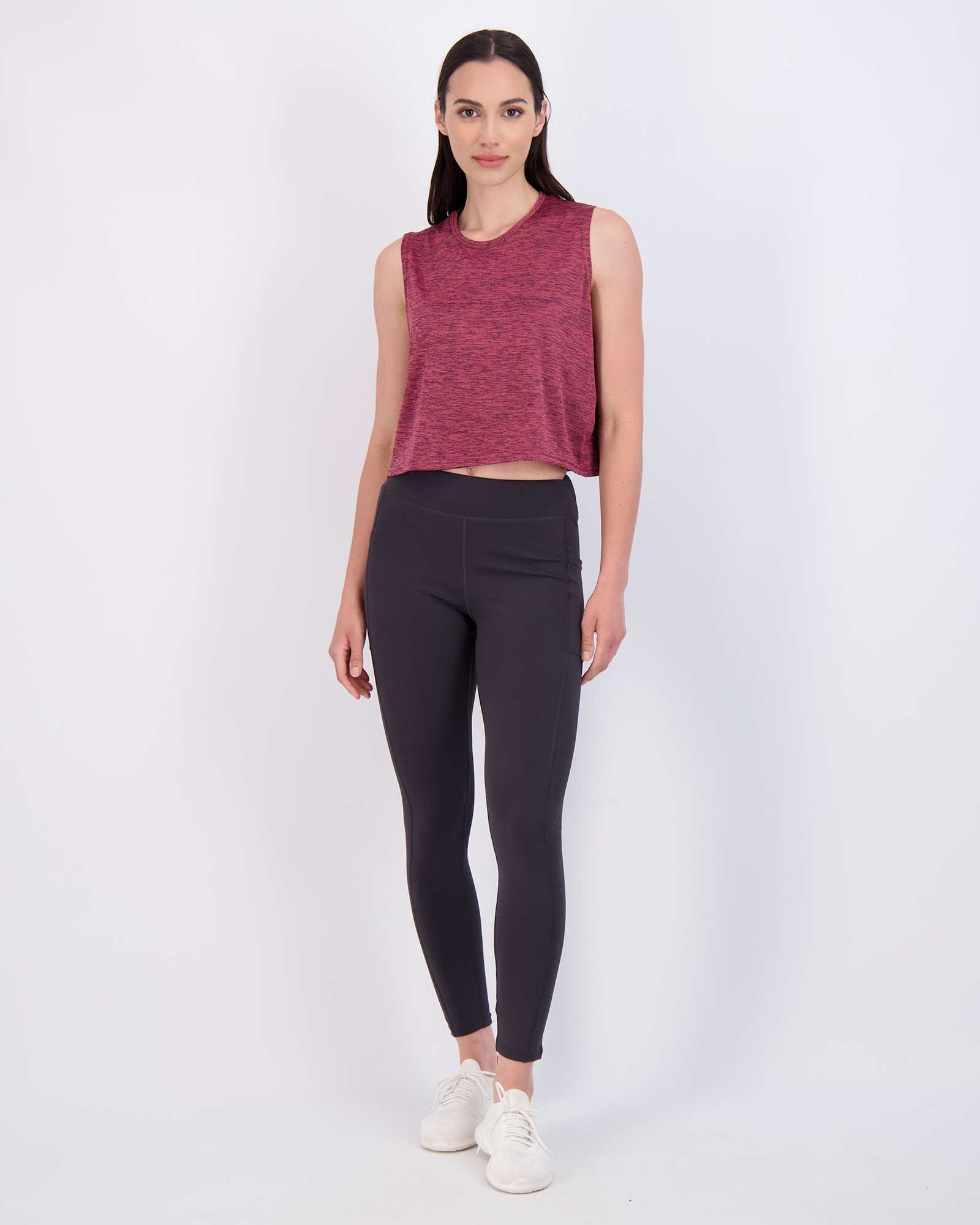 5 Pack: Women's Dry Fit Crop Tank Top