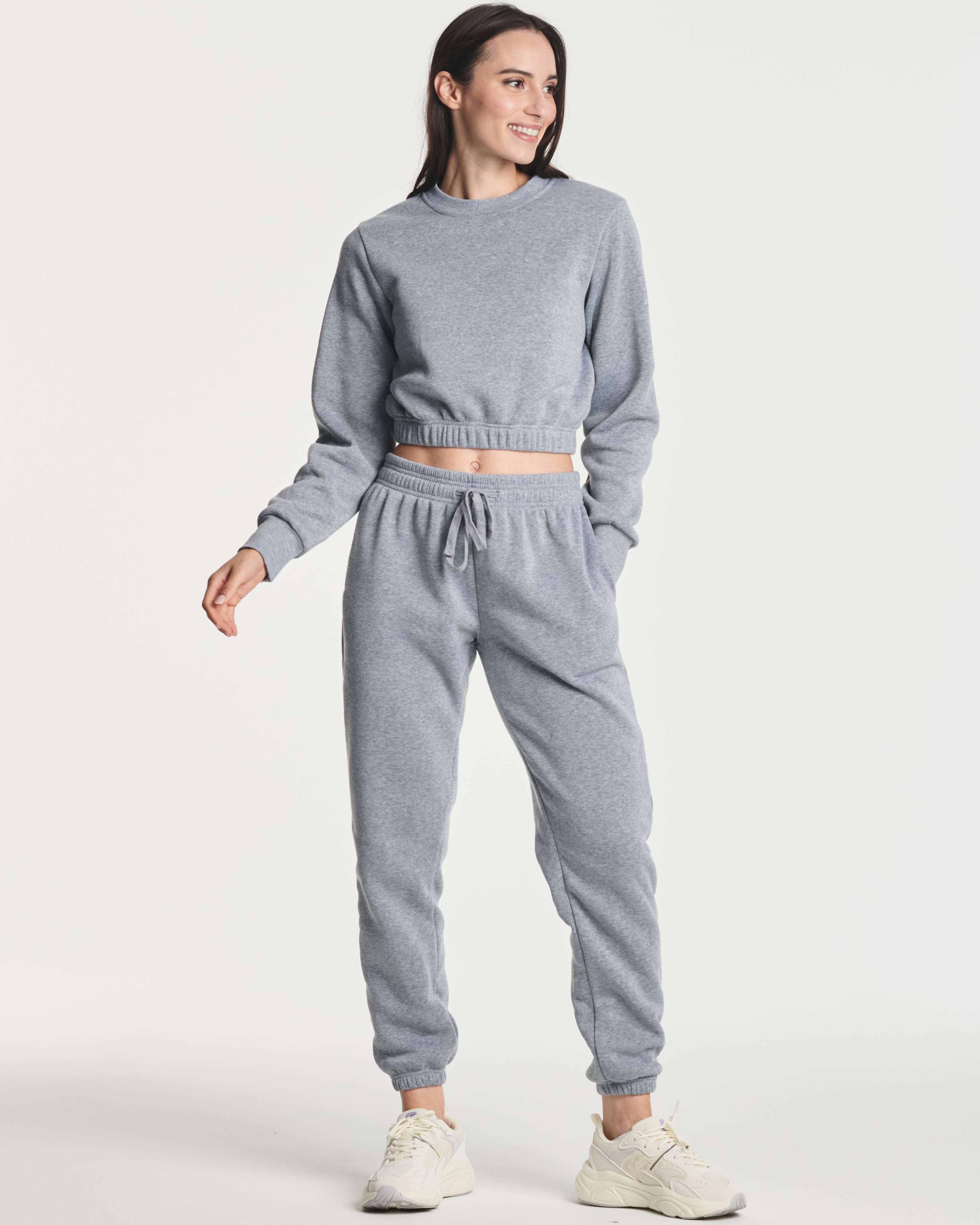 3 Pack: Women's Fleece Cropped Sweatshirt (Available in Plus Size)
