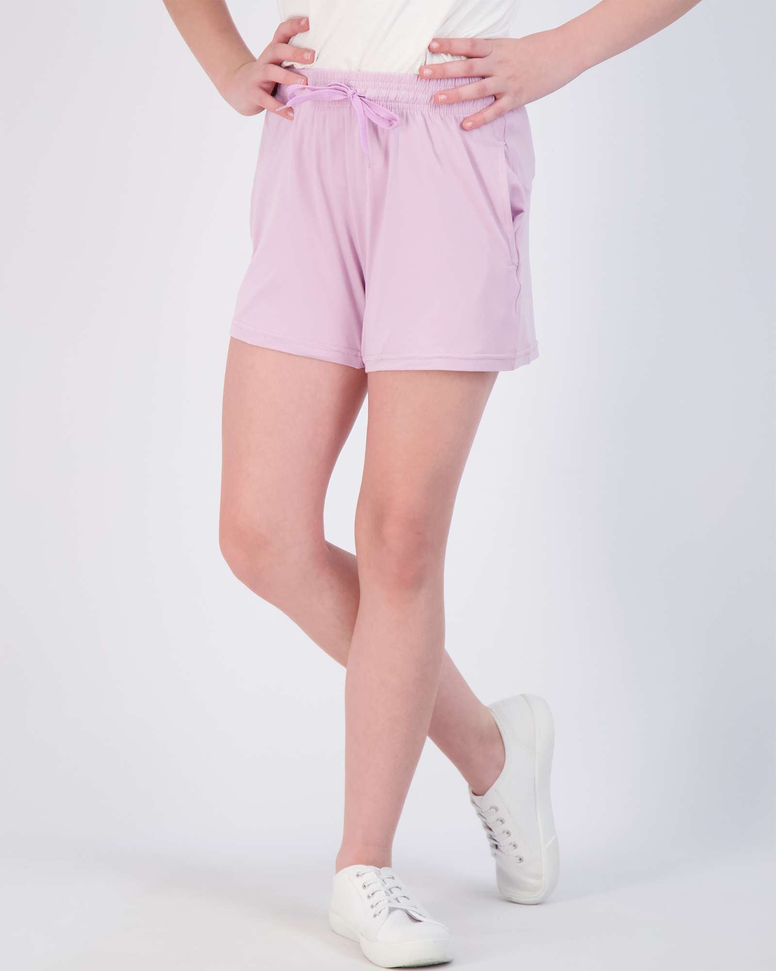 3 Pack: Girls' Lounge Comfy Shorts with Drawstring