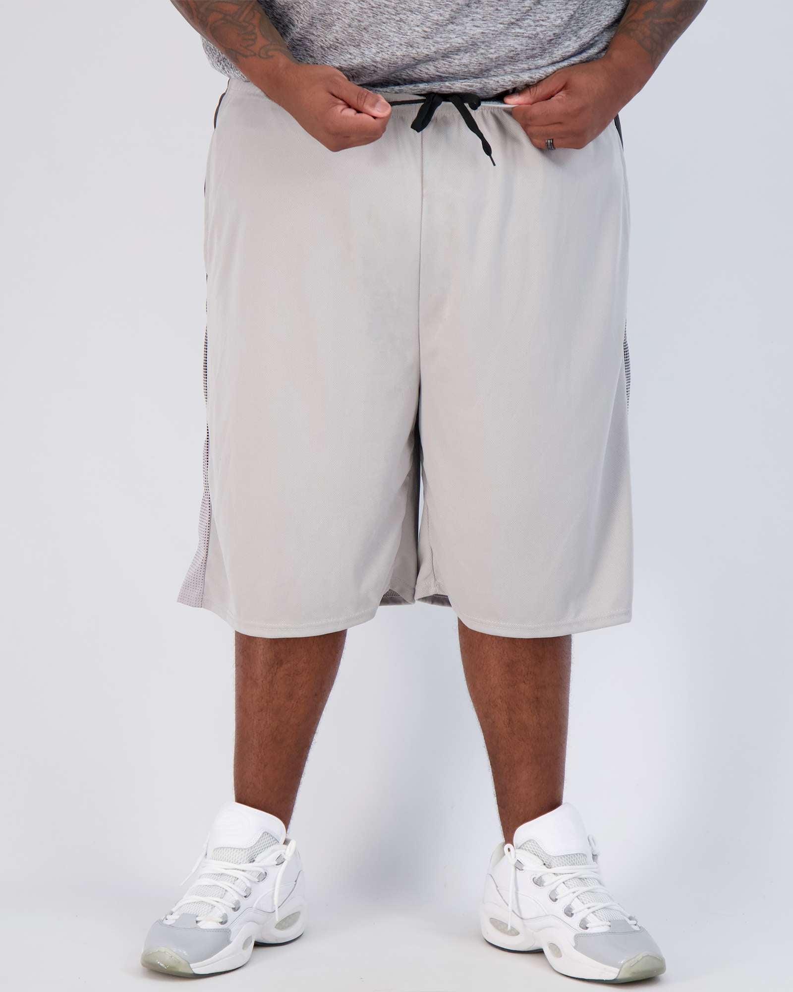 5 Pack: Mens Mesh Active Basketball Shorts (3X-5X)