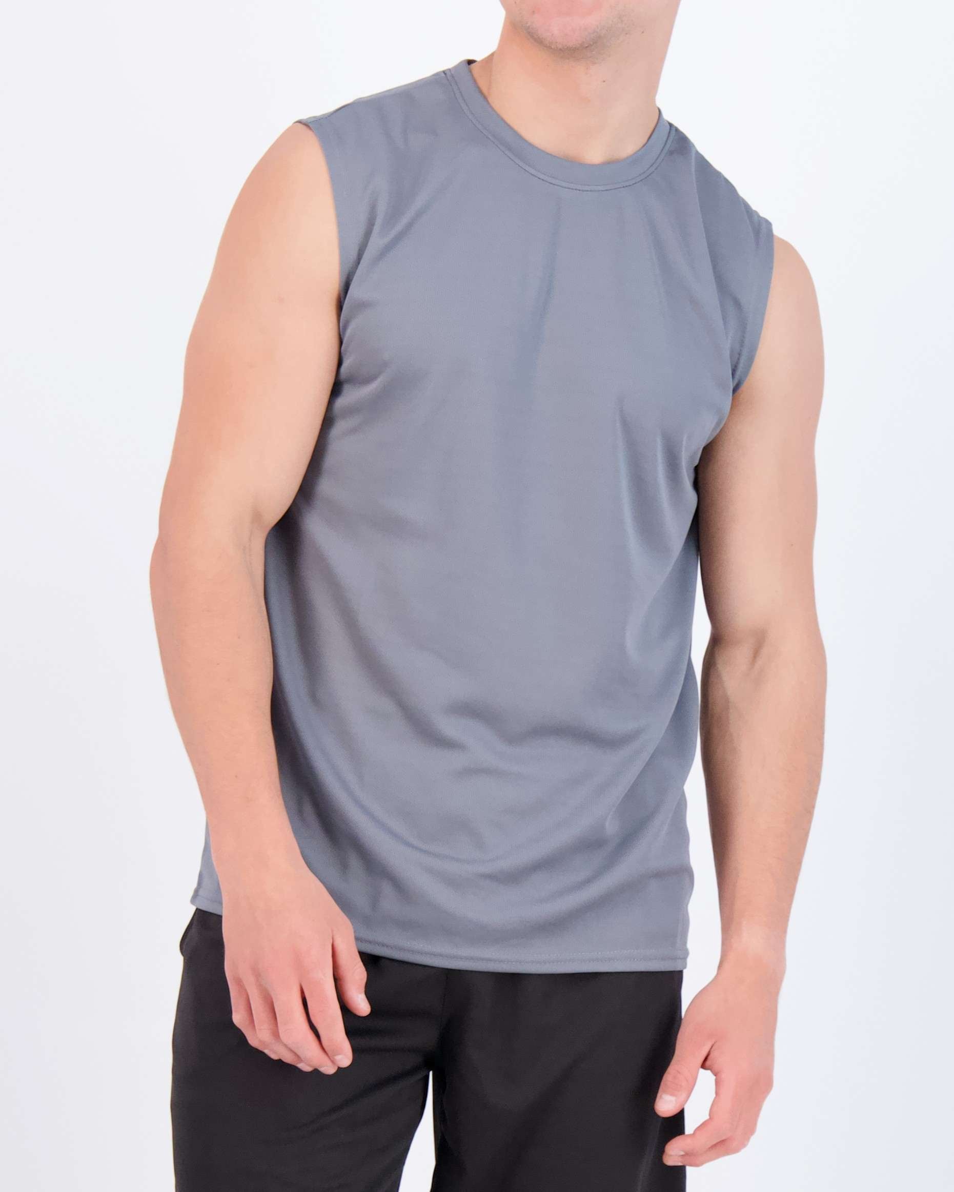 5 Pack: Mens Mesh Active Tank Top (Available in Big & Tall)