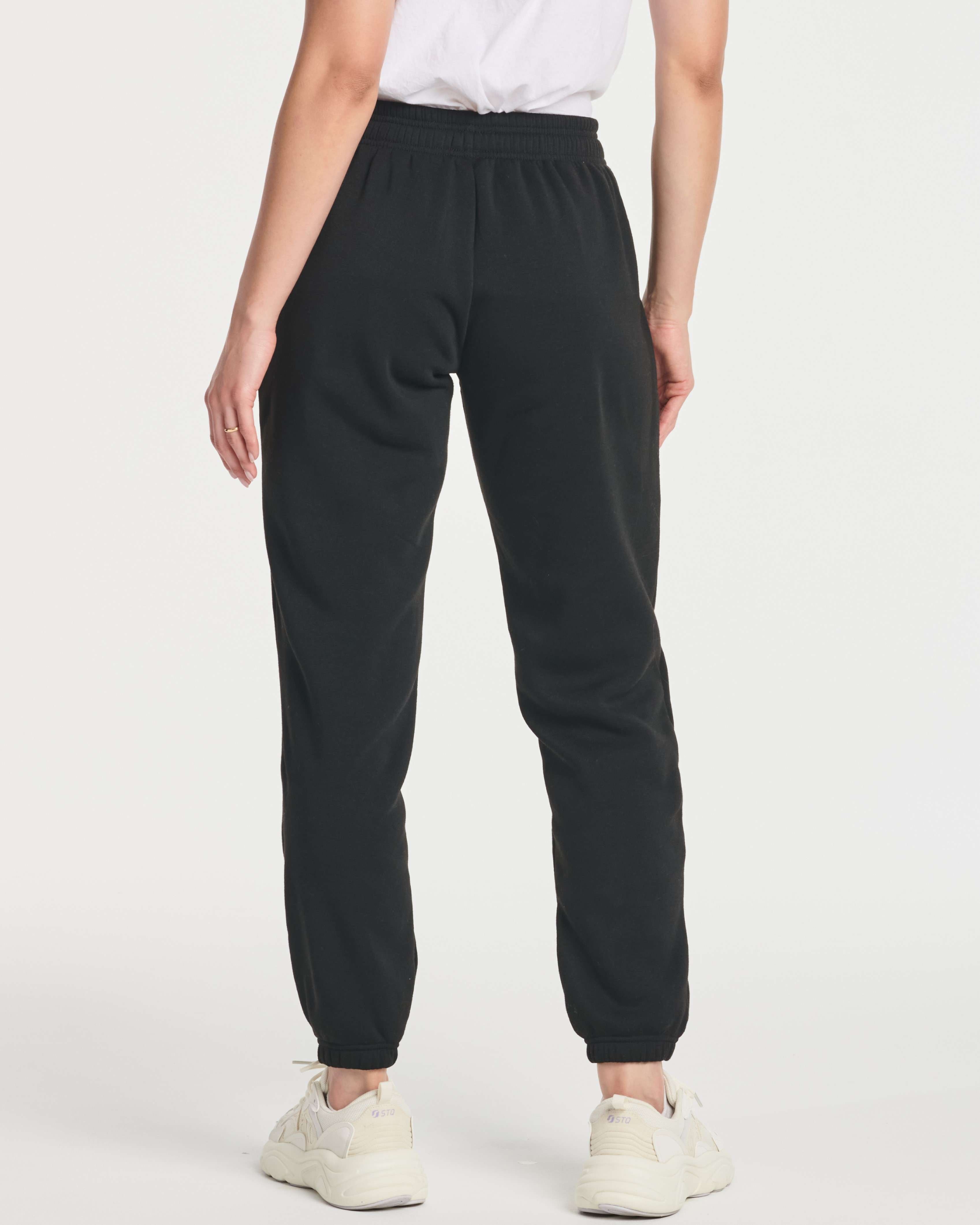 3 Pack: Women's Fleece Jogger Sweatpants with Elastic Cuff (Available in Plus Size)