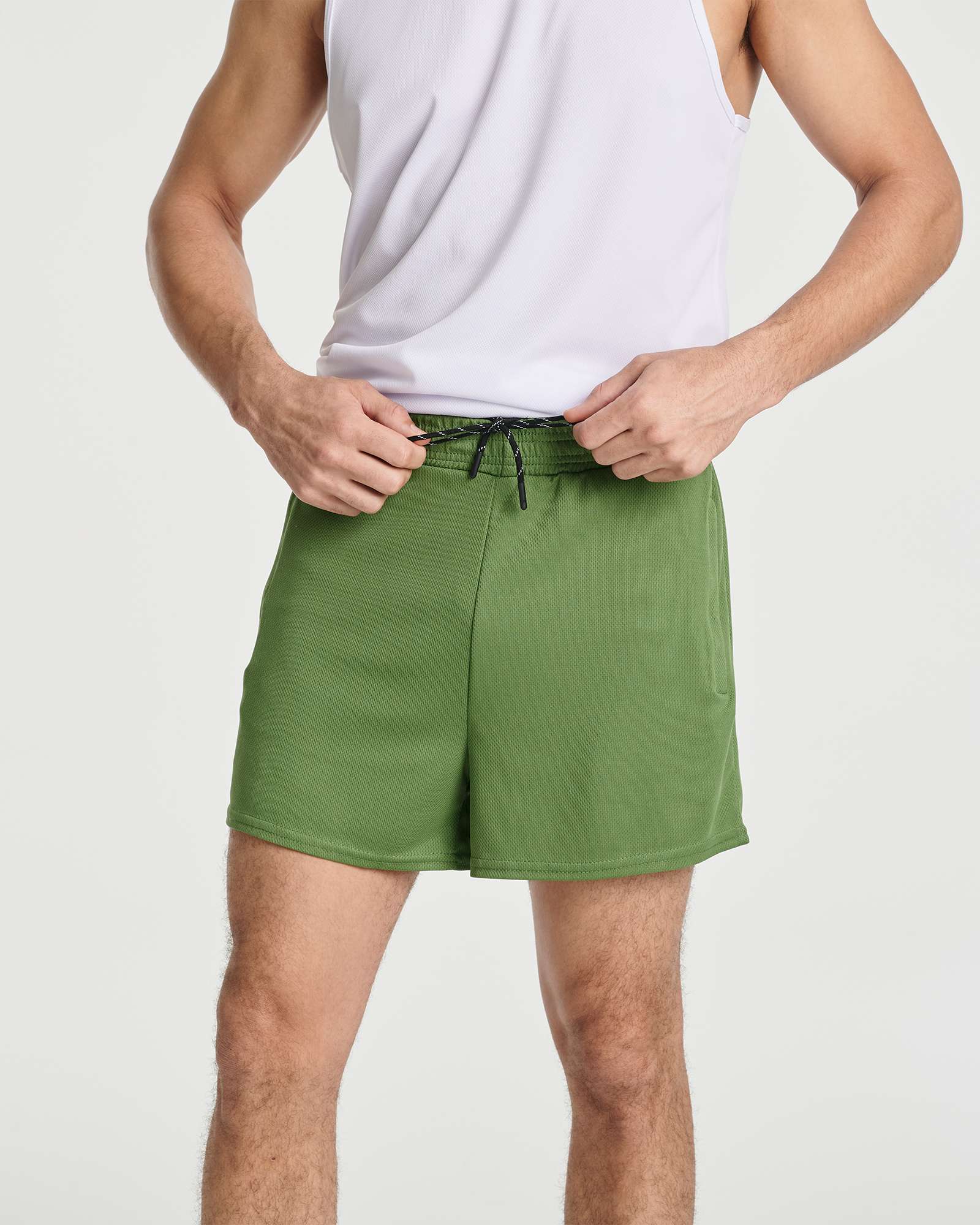 4 Pack: Men's 3" Mesh Running Shorts