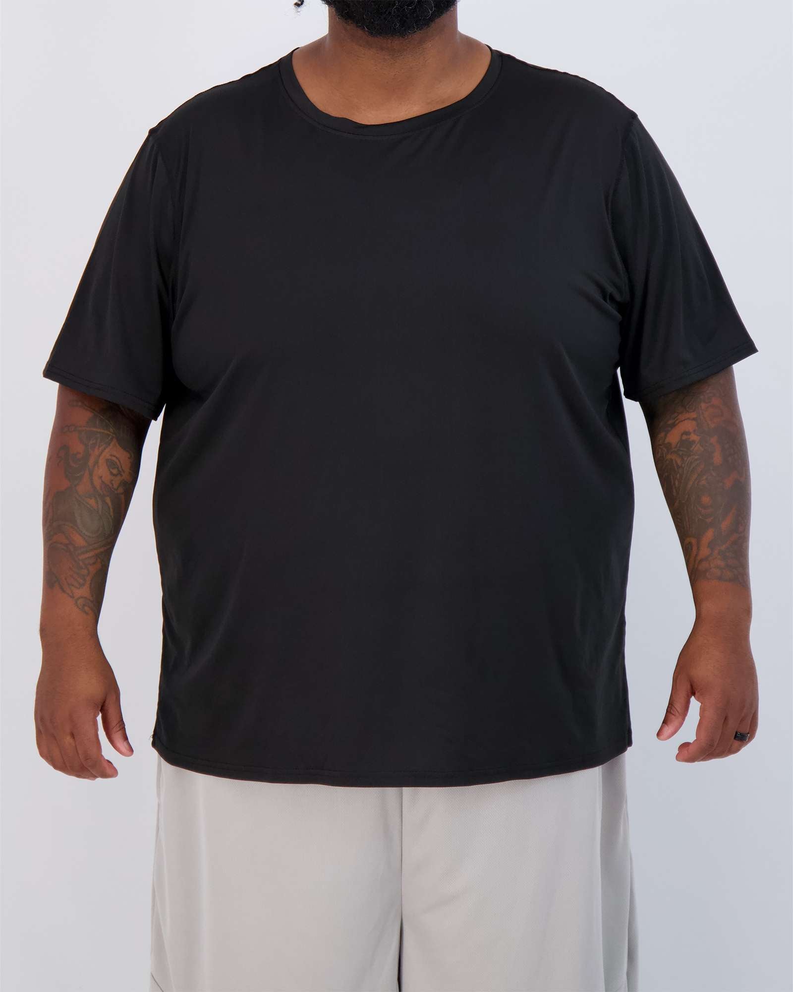 3 Pack: Men’s Big & Tall Dry-Fit Short-Sleeve Crew Neck T-Shirt