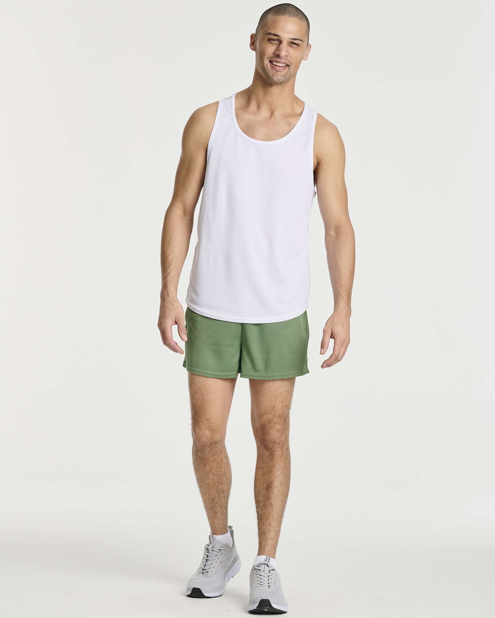 4 Pack: Men's 3" Mesh Running Shorts