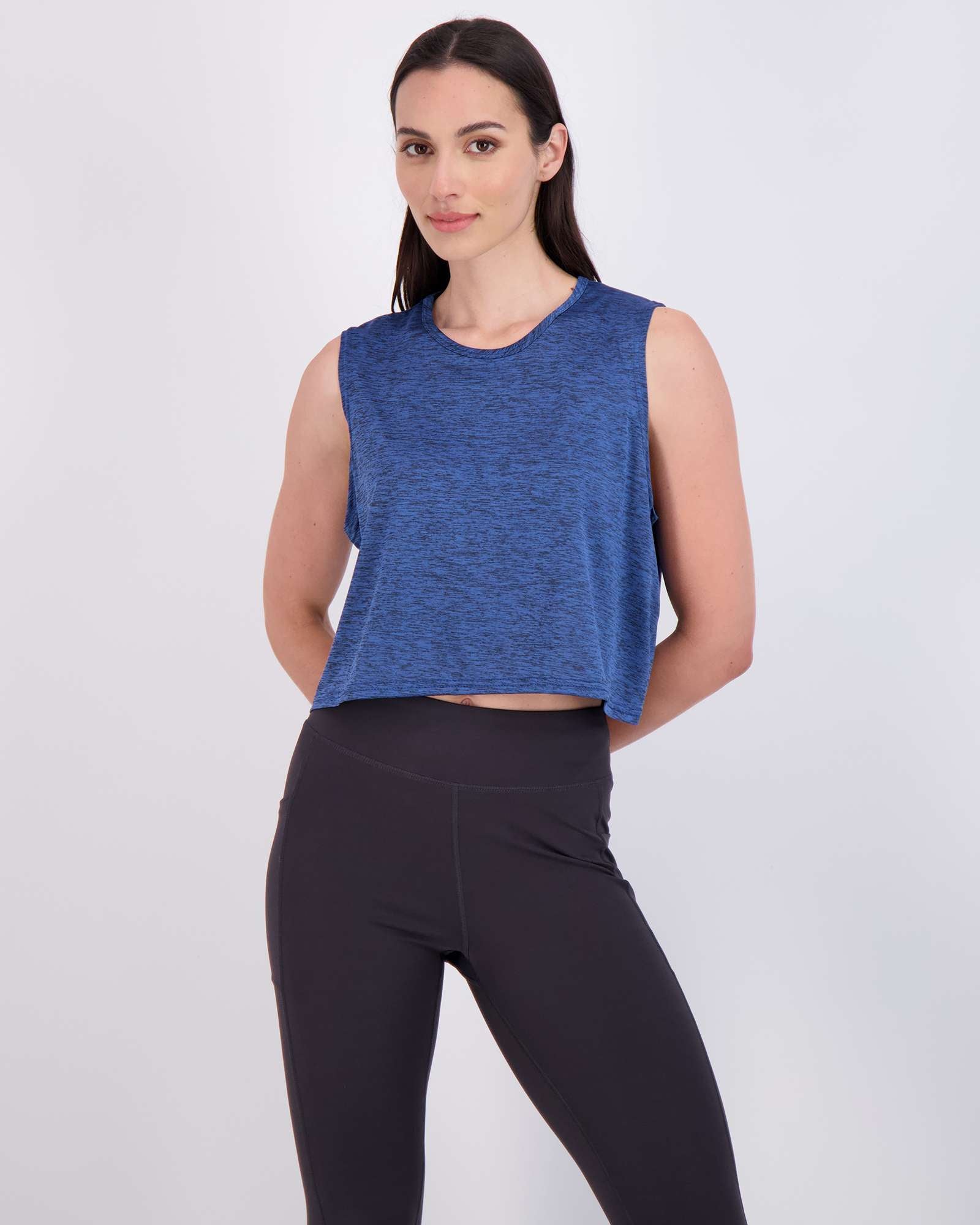 5 Pack: Women's Dry Fit Crop Tank Top