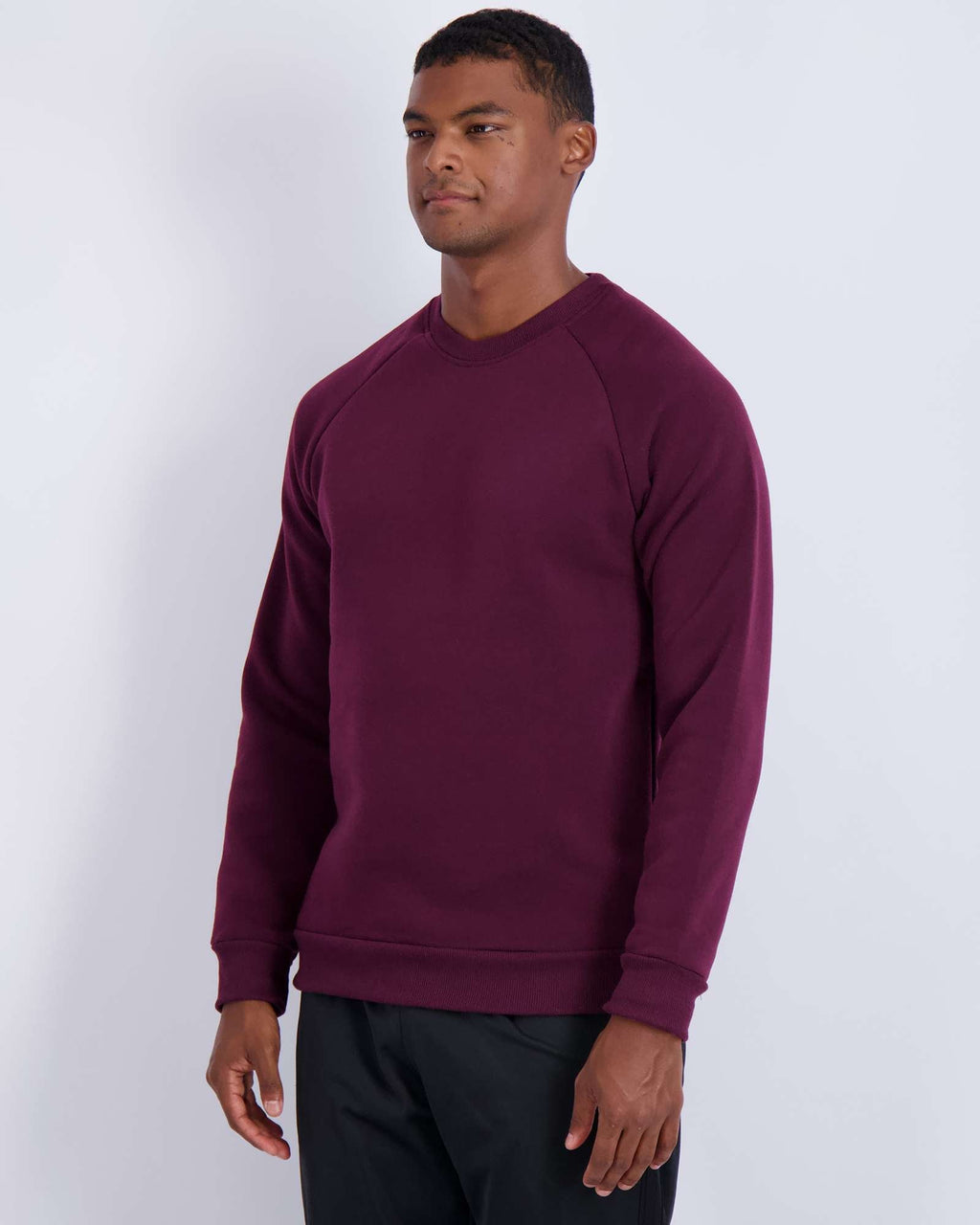 3 Pack: Mens Fleece Crewneck Pullover Sweatshirt