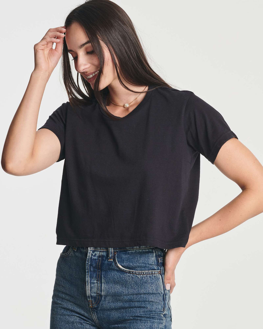 4 Pack: Women's Short Sleeve Crop Top