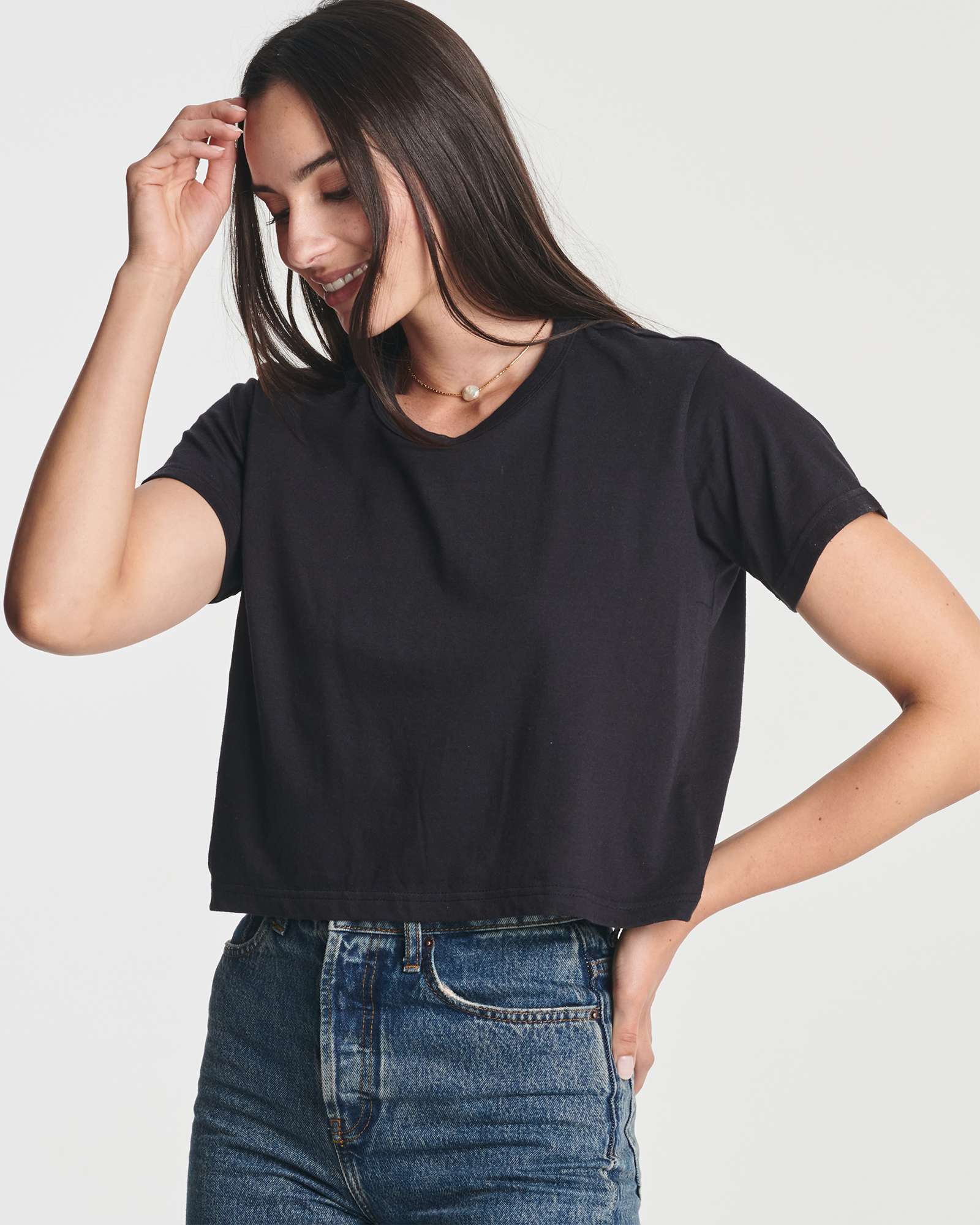 4 Pack: Women's Short Sleeve Crop Top