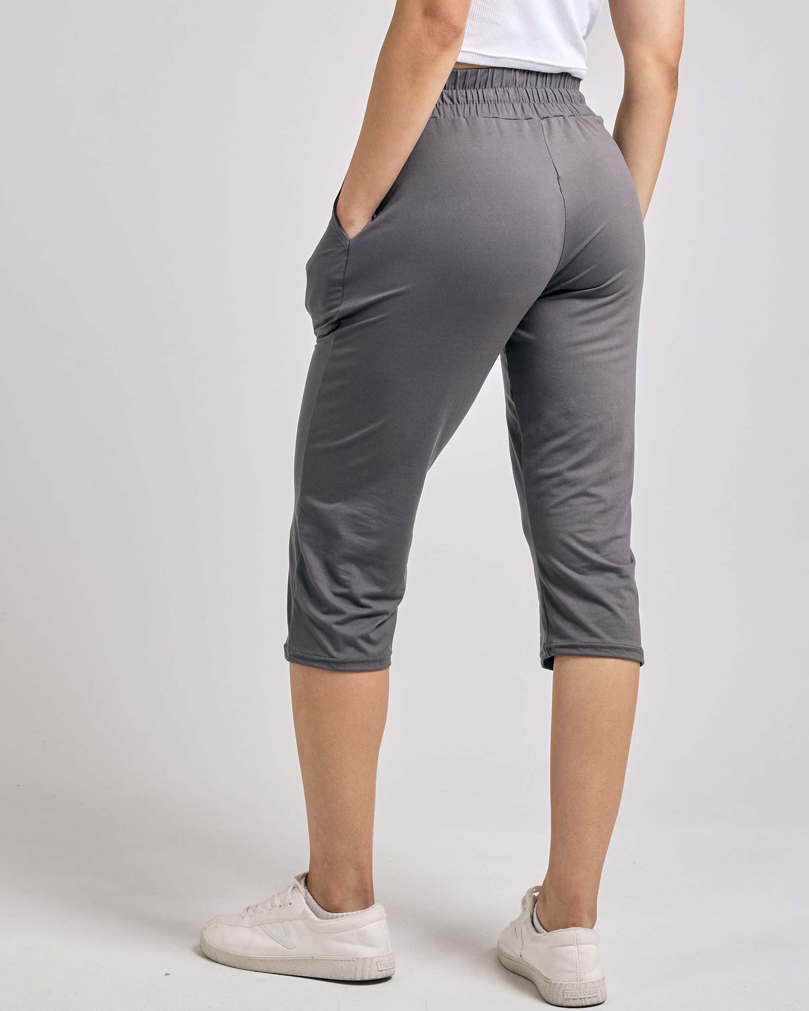 3 Pack: Women's Capri Open Bottom Sweatpants